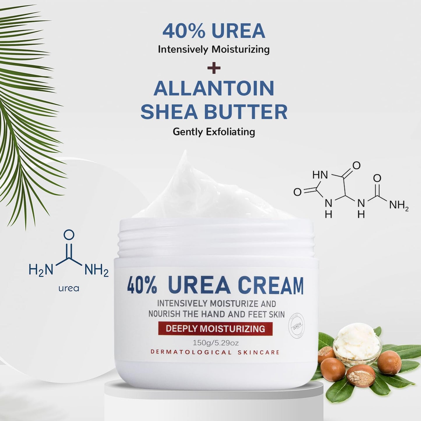 OUKEYA Urea Cream 40 Percent,Foot & Hand Cream for Dry Cracked,Urea Lotion for Feet Maximum Strength - dailyvitalstore
