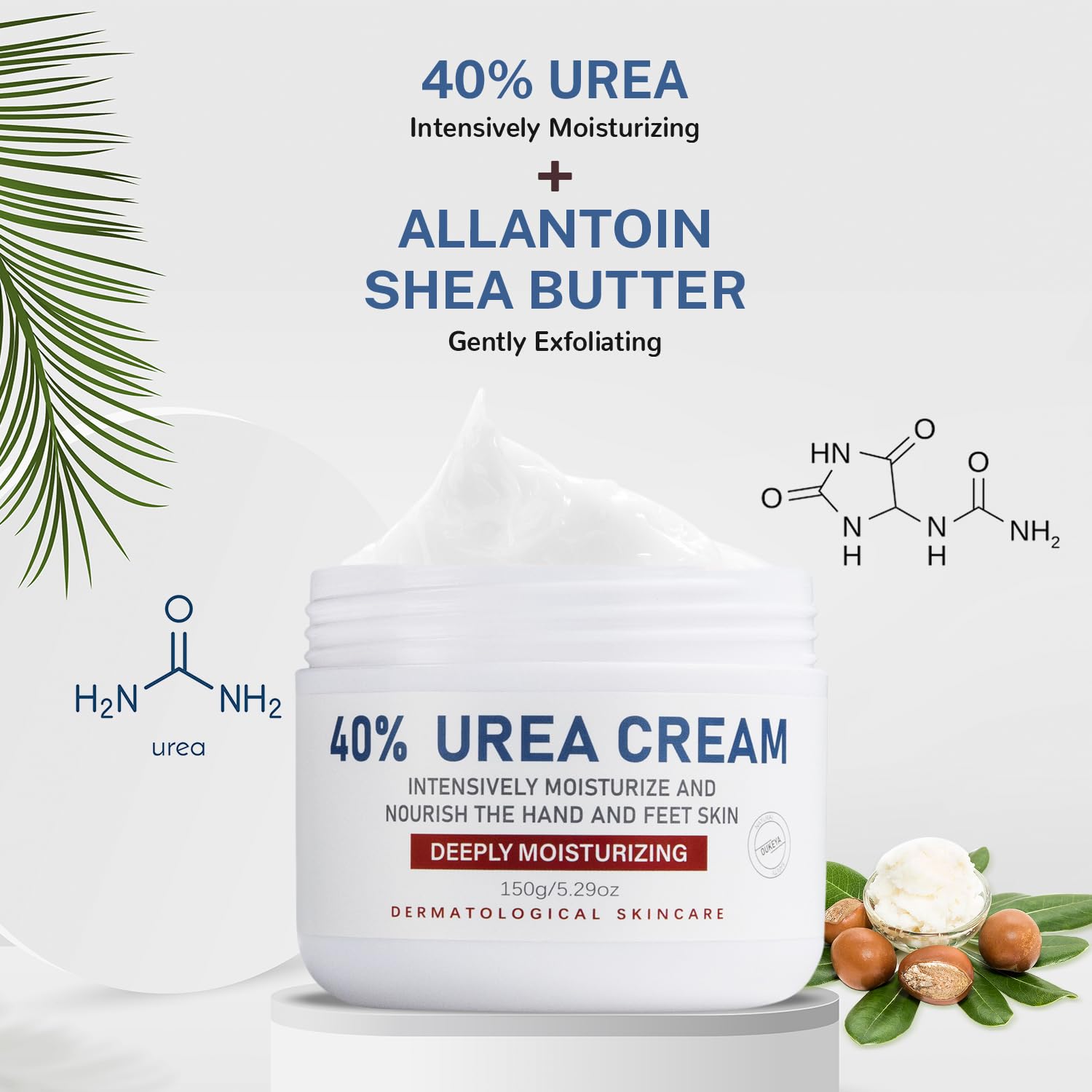 OUKEYA Urea Cream 40 Percent,Foot & Hand Cream for Dry Cracked,Urea Lotion for Feet Maximum Strength - dailyvitalstore