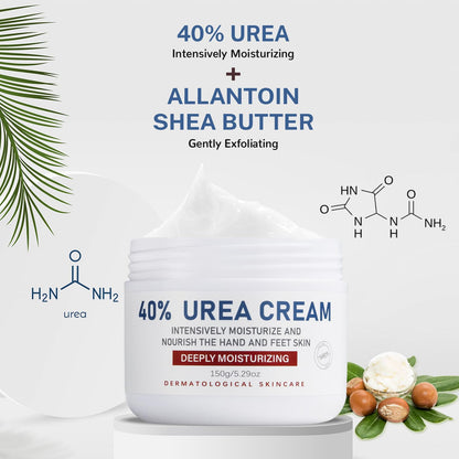 OUKEYA Urea Cream 40 Percent,Foot & Hand Cream for Dry Cracked,Urea Lotion for Feet Maximum Strength - dailyvitalstore