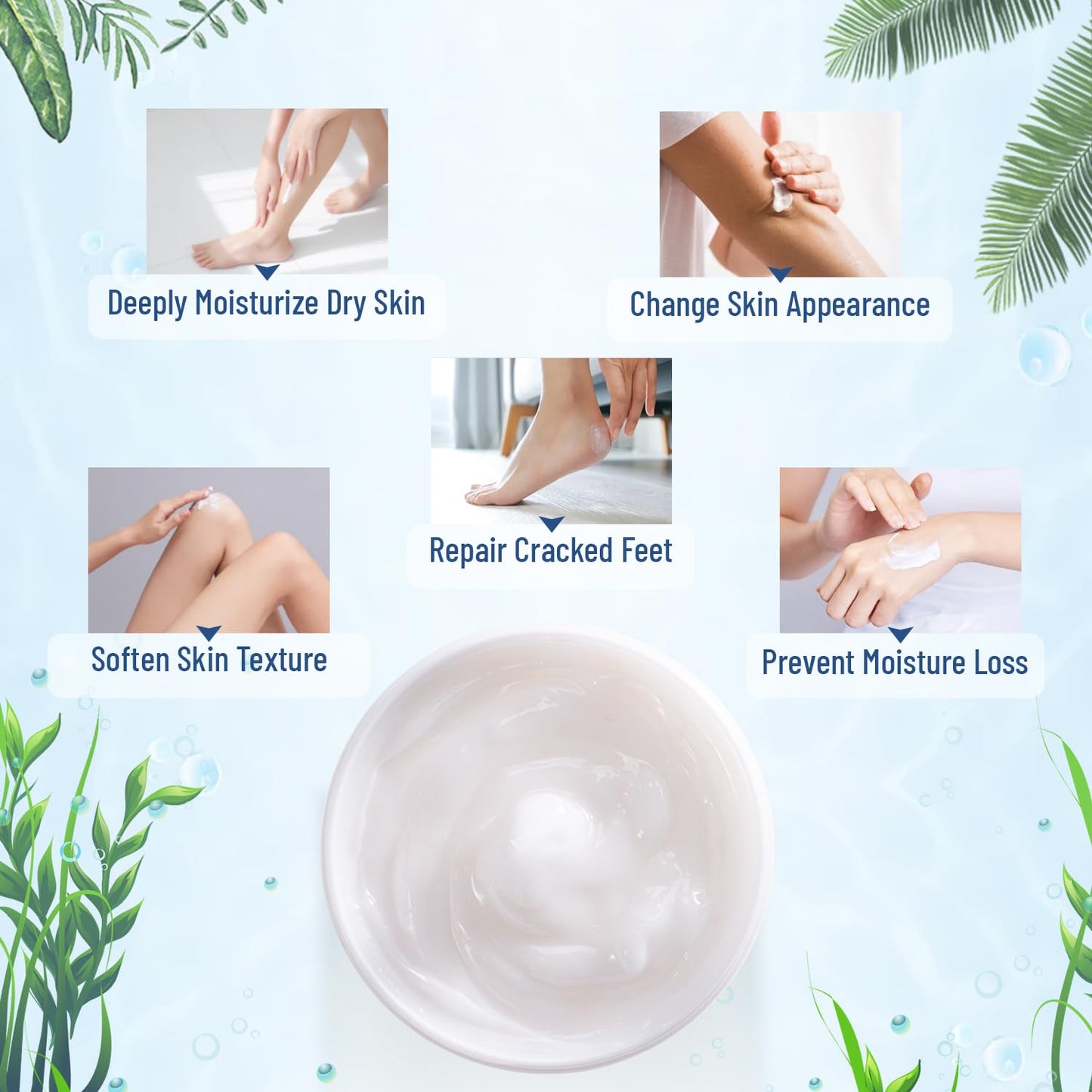 OUKEYA Urea Cream 40 Percent,Foot & Hand Cream for Dry Cracked,Urea Lotion for Feet Maximum Strength - dailyvitalstore