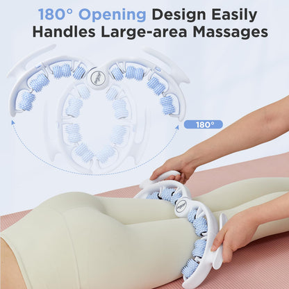 OVGIAP Cellulite Manual Massager for Legs & Thighs - Lymphatic Drainage Tool, Handheld Fascia Blaster for Deep Tissue, Body Sculpting Cellulite Remover(Blue) - dailyvitalstore