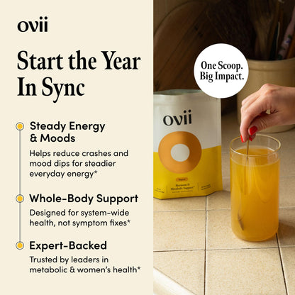 Ovii Metabolic Support for Women – Reducose® White Mulberry with Myo-Inositol & D-Chiro Inositol 40:1 Blend – Daily Wellness, Metabolic Balance & Appetite Control Supplement – 30 Servings, Tropical - dailyvitalstore
