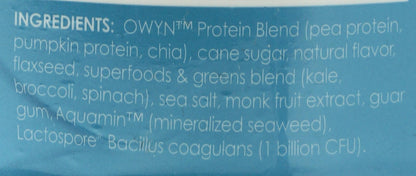 OWYN Only What You Need Plant-Based Protein Powder, Smooth Vanilla, 1.05 lbs - dailyvitalstore