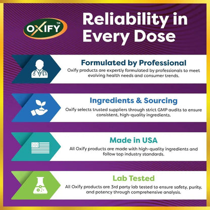 Oxify D-Mannose 1500 mg | 120 Tablets | Gluten-Free, Non-GMO | Supplement Made in USA - dailyvitalstore