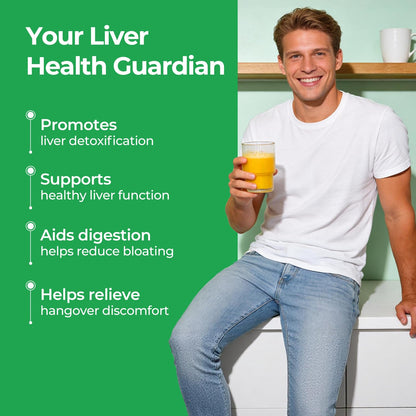 OxyEnergy Liver Cleanse Detox & Repair, Organic Milk Thistle Liver Detox Supplement with Turmeric, Giner, Dandelion, Support Liver Health & Digestion, - dailyvitalstore