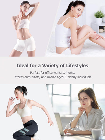Paiaito Lymphatic Drainage Massager & Anti Cellulite Massage Tool, Helps Reduce Stretch Marks & Cellulite, for Legs, Arms & Belly, Body Sculpting Machine with Microcurrent, Light, Heat & Vibration - dailyvitalstore