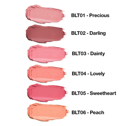 Palladio I'm Blushing 2-in-1 Cheek and Lip Tint, Buildable Lightweight Cream Blush, Sheer Multi Stick Hydrating formula, All day wear, Easy Application, Shimmery, Blends Perfectly onto Skin, Darling - dailyvitalstore