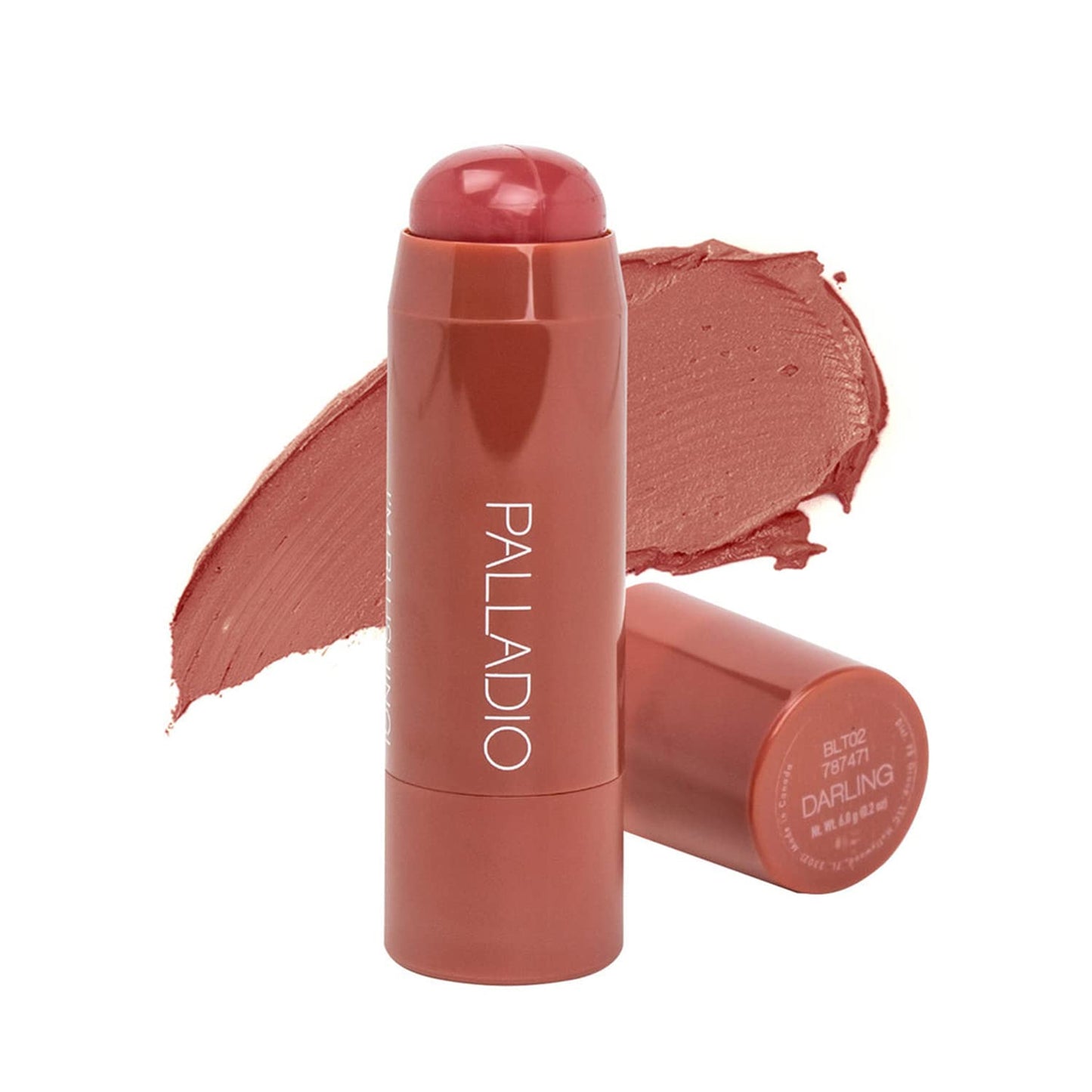 Palladio I'm Blushing 2-in-1 Cheek and Lip Tint, Buildable Lightweight Cream Blush, Sheer Multi Stick Hydrating formula, All day wear, Easy Application, Shimmery, Blends Perfectly onto Skin, Darling - dailyvitalstore