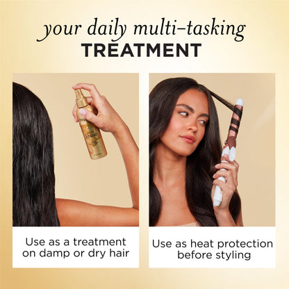 Pantene Miracle Rescue 10in1 Multitasking Spray - Heat Protection, Detangles, Repairs Damaged, Dry Hair, Improves Shine, Leave-In Conditioning Treatment with Keratin and Pro-Vitamin B5, 5.7 oz - dailyvitalstore