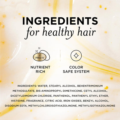 Pantene Miracle Rescue Deep Conditioner with Melting Pro-V Pearls - For Dry, Damaged, or Color-Treated Hair - Intense Moisture & Repair - 8.0 Oz - dailyvitalstore