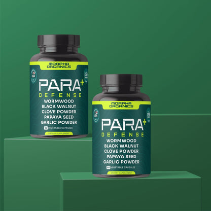 Para Defense Digestive Cleanse & Detox | Wormwood 250mg, Black Walnut 250mg, Clove 100mg, Papaya Seed, Garlic | Natural Digestive & Gut Health Supplement - dailyvitalstore