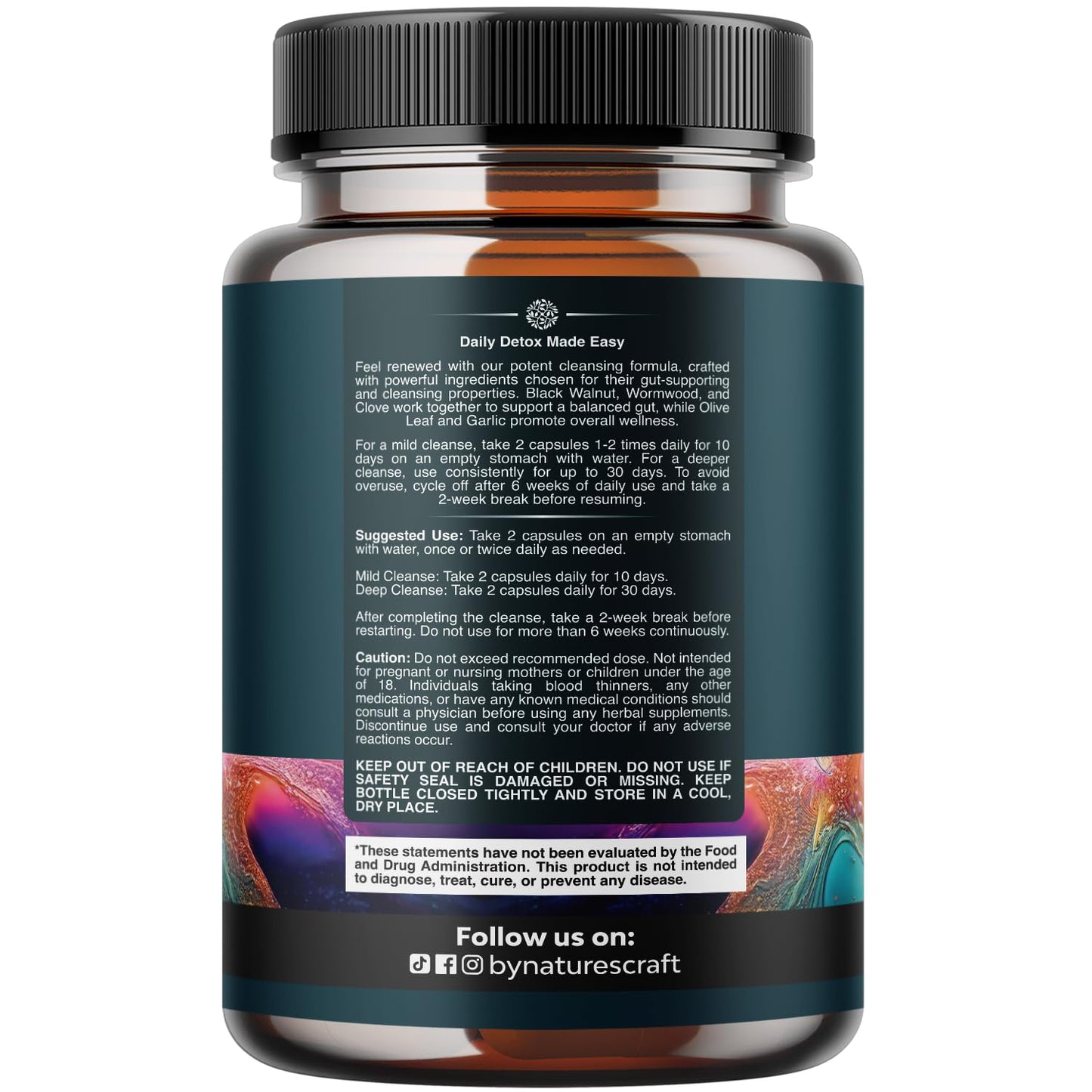 PARA-X Herbal Gut Health Supplement - Immune Support with Black Walnut Wormwood & Cloves - Supports Digestive Health & Gut Health for Women & Men - dailyvitalstore