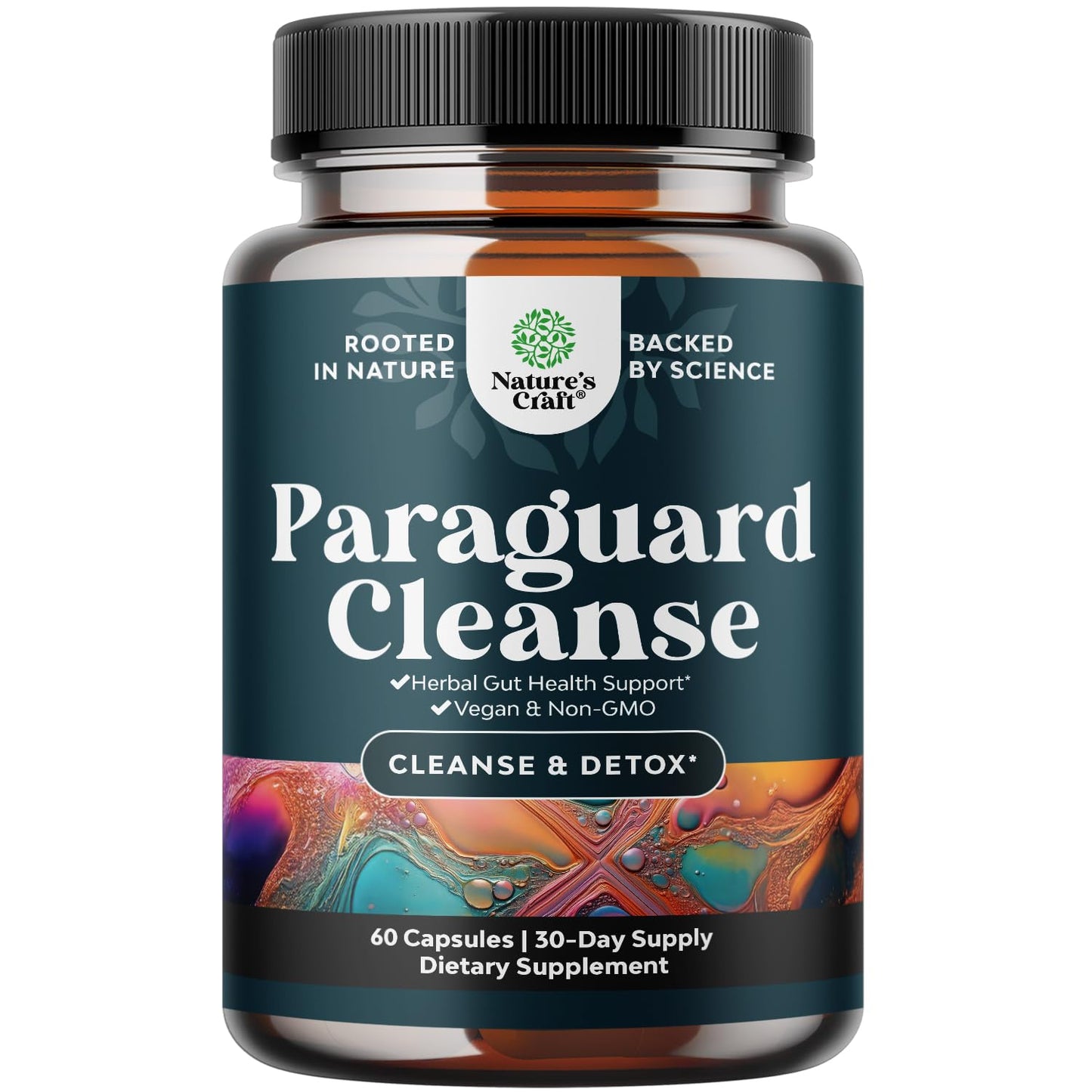 PARA-X Herbal Gut Health Supplement - Immune Support with Black Walnut Wormwood & Cloves - Supports Digestive Health & Gut Health for Women & Men - dailyvitalstore