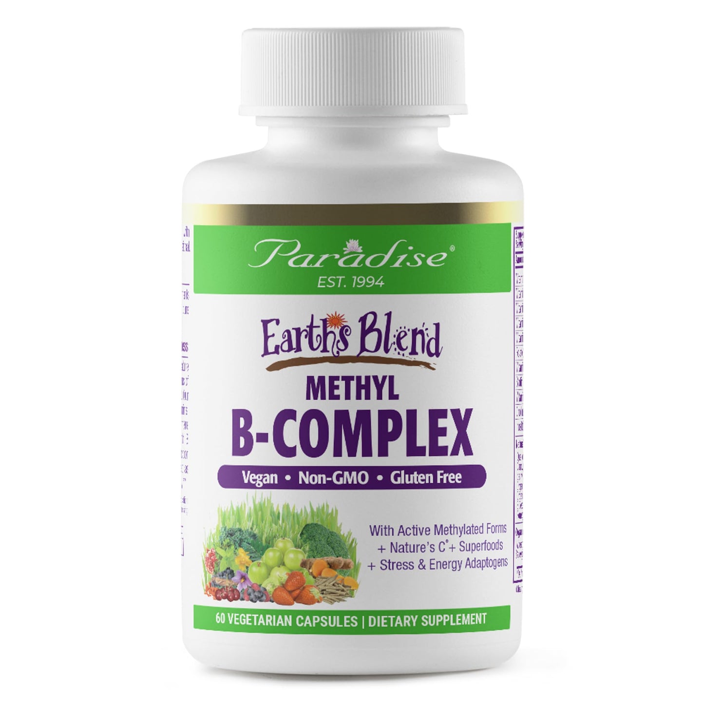 Paradise Herbs Earth's Blend Once Daily Multivitamin & B-Complex Bundle - dailyvitalstore