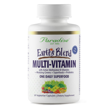 Paradise Herbs Earth's Blend Once Daily Multivitamin & B-Complex Bundle - dailyvitalstore