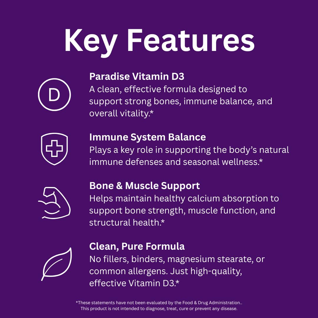 Paradise Herbs Earth's Blend Vitamin D3, Superfoods Base of Probiotics and Organic Alkalizing Greens, Veggies & Berries, 90 Vegetarian Capsules - dailyvitalstore