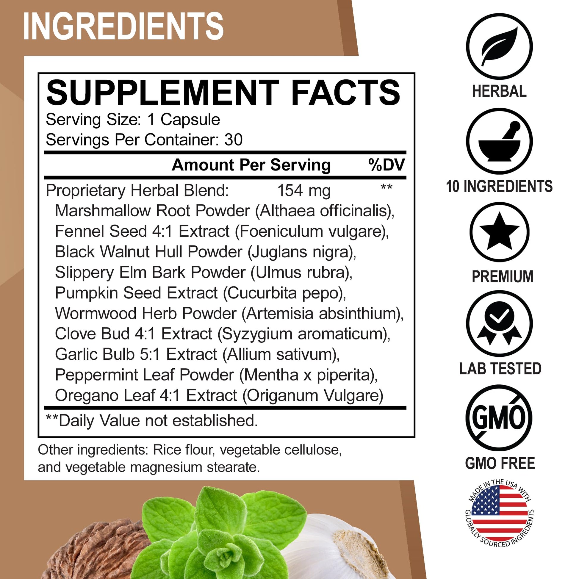 ParaGuard Cleanse Detox Pills - Extra Strength Intestinal Guard Formula Supplement, Black Walnut Wormwood Clove & Oregano - Adults Natural Herbal - dailyvitalstore