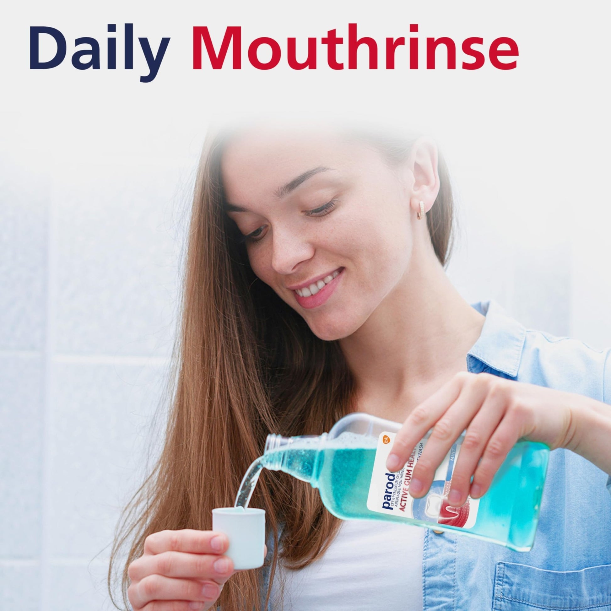 Parodontax Active Gum Health Mouthwash, Antiplaque and Antigingivitis Mouthwash, Mint, 16.9 Fl Oz - dailyvitalstore