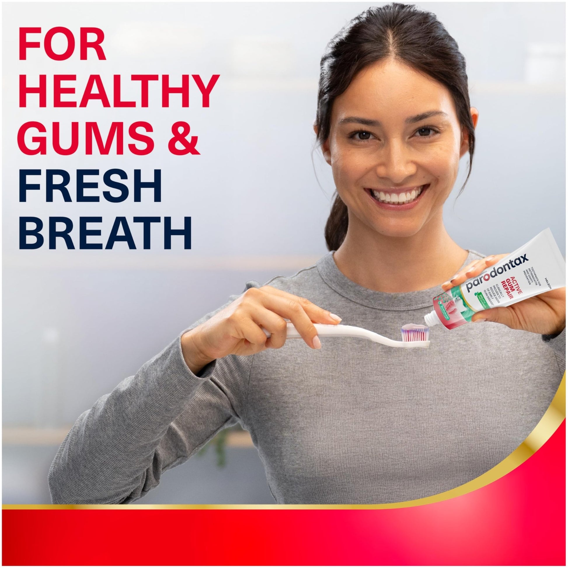 Parodontax Active Gum Repair Breath Freshener Toothpaste, 3x3.4 oz - dailyvitalstore