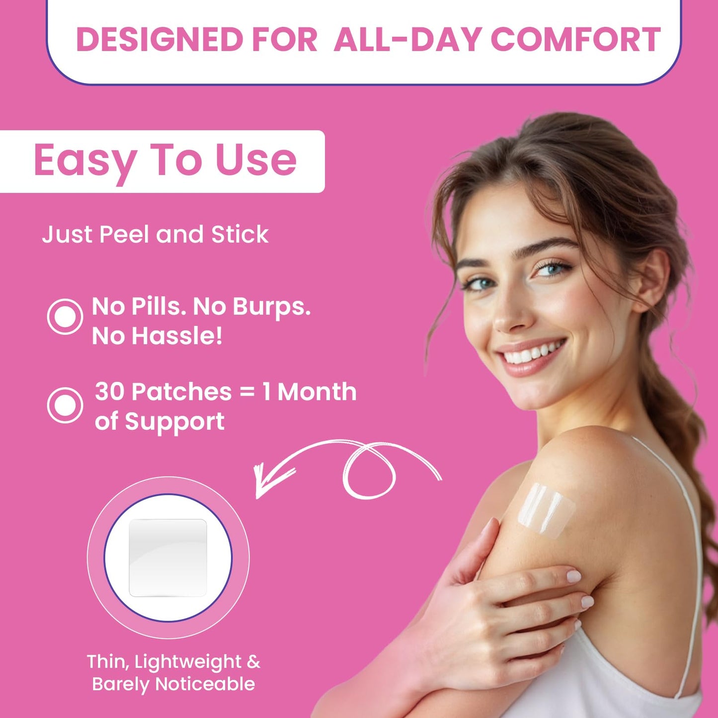 Patchvana Collagen Plus Patch for Women & Men, 1 Month Supply, 30 Patches - dailyvitalstore