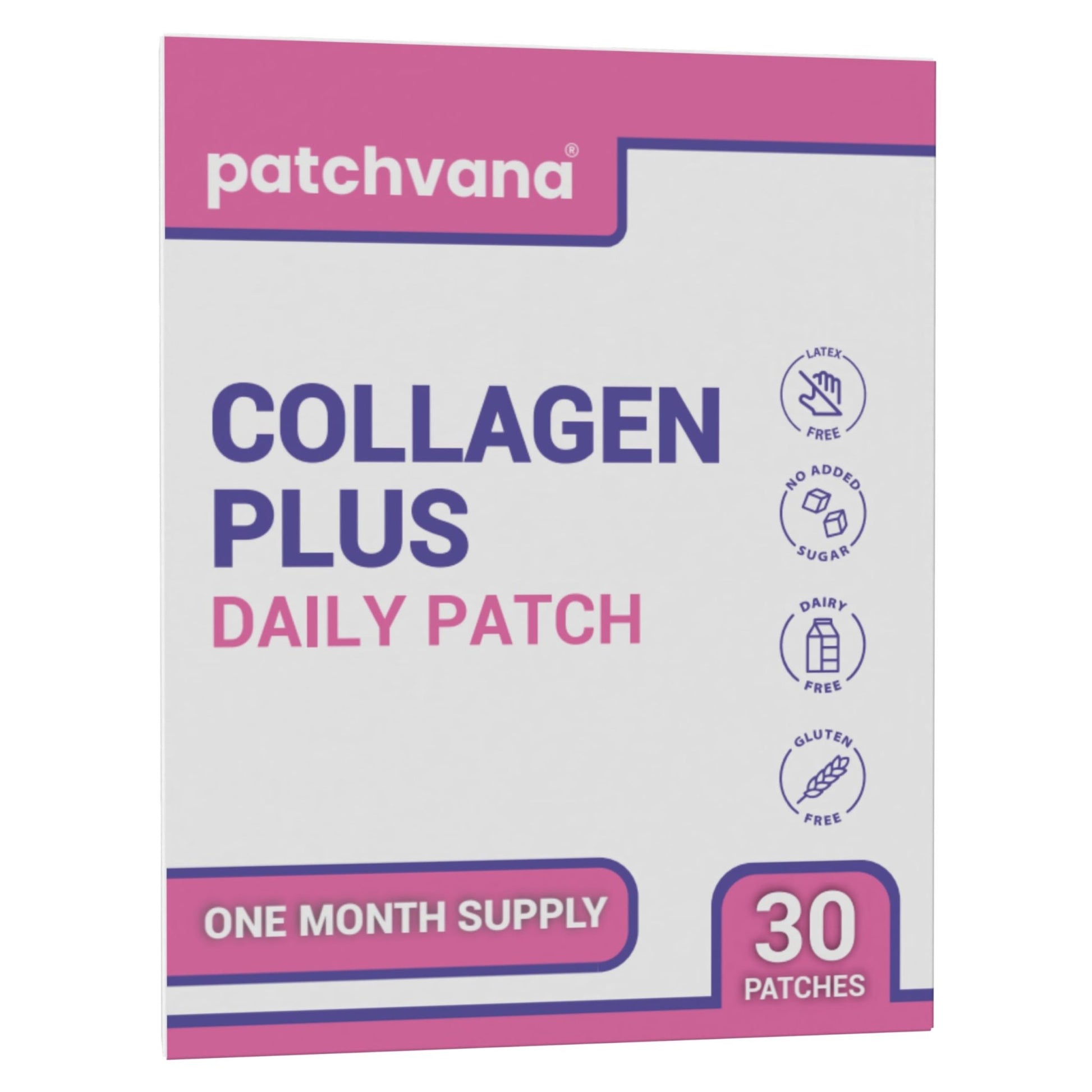 Patchvana Collagen Plus Patch for Women & Men, 1 Month Supply, 30 Patches - dailyvitalstore