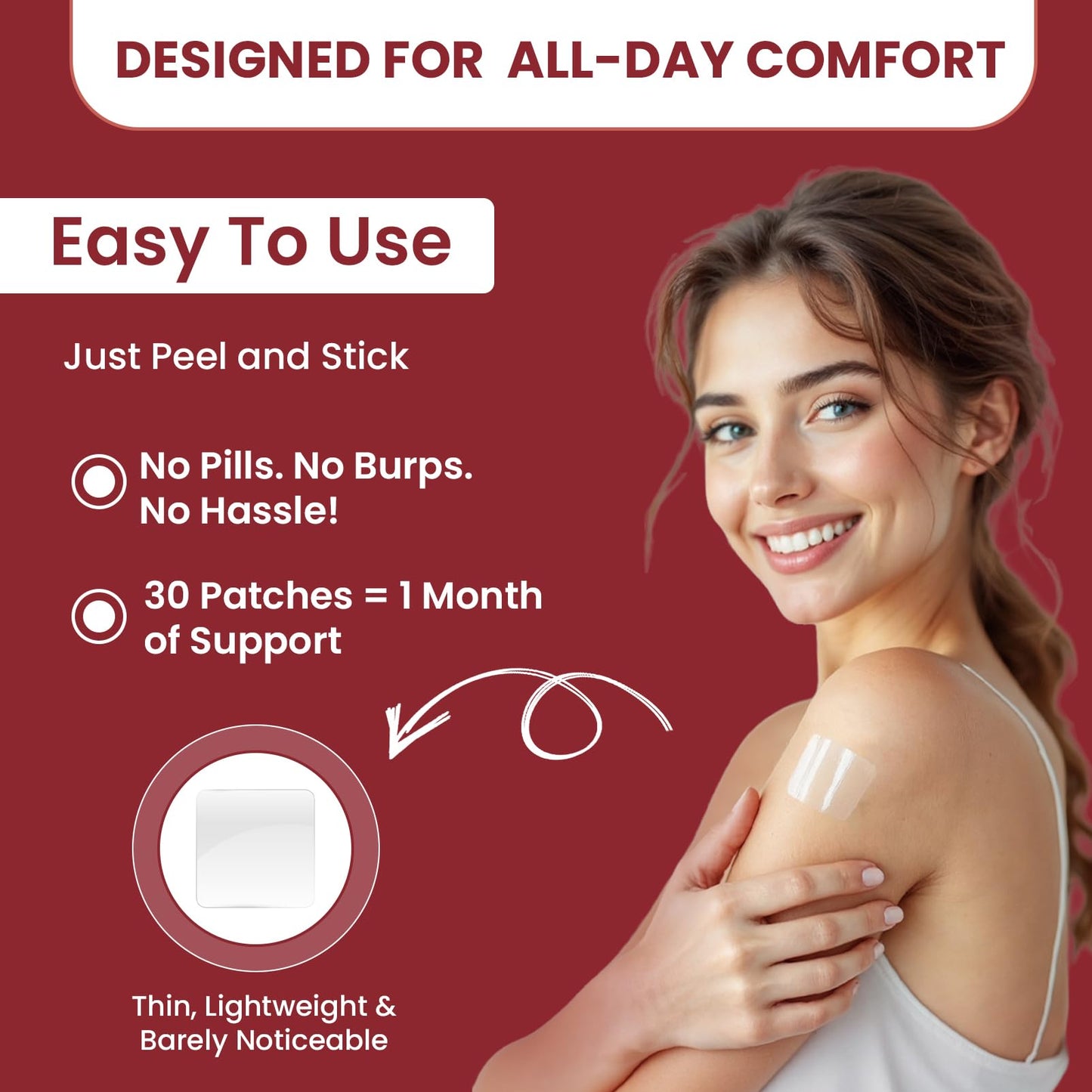 Patchvana Iron Plus Patch for Women & Men, 1 Month Supply, 30 Patches - dailyvitalstore