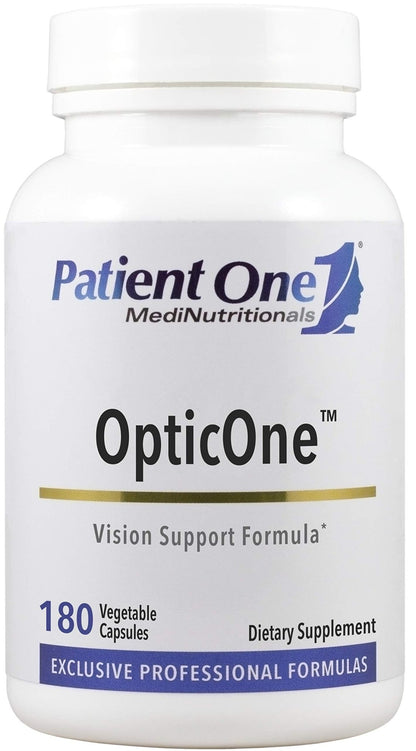 Patient One OpticOne | Supplement to Support Optic Nerve Health and Eyesight Function* | With Vitamins A and E, Lutein, ALA and More | 180 Capsules - dailyvitalstore