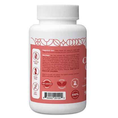 Pattern Wellness Cholesterol Complex Supplement – Supports Overall Well-Being – 3rd Party Lab Tested – 90 Vegan Capsules - dailyvitalstore