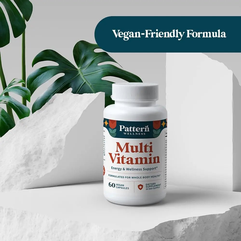 Pattern Wellness Multivitamin for Men & Women – Vitamin A, B, C, D, E – Supports Energy & Wellness – Whole Body Health - dailyvitalstore