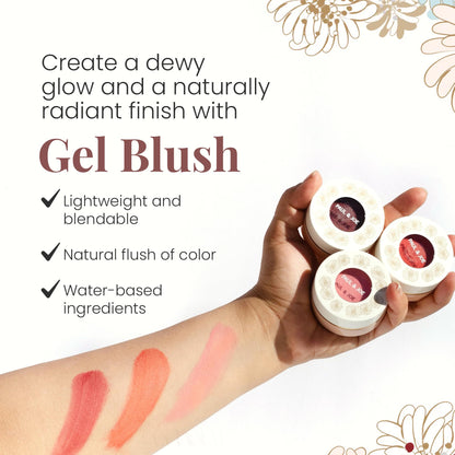 Paul & Joe Gel Blush, Bright and Buildable Blush Makeup, Water-Based Gel Makeup Blush with Hydrating Oils for Dewy, Radiant Finish, Garnet and Wine Red Cheek Tint, 05 Sommeliere, 0.71 oz - dailyvitalstore