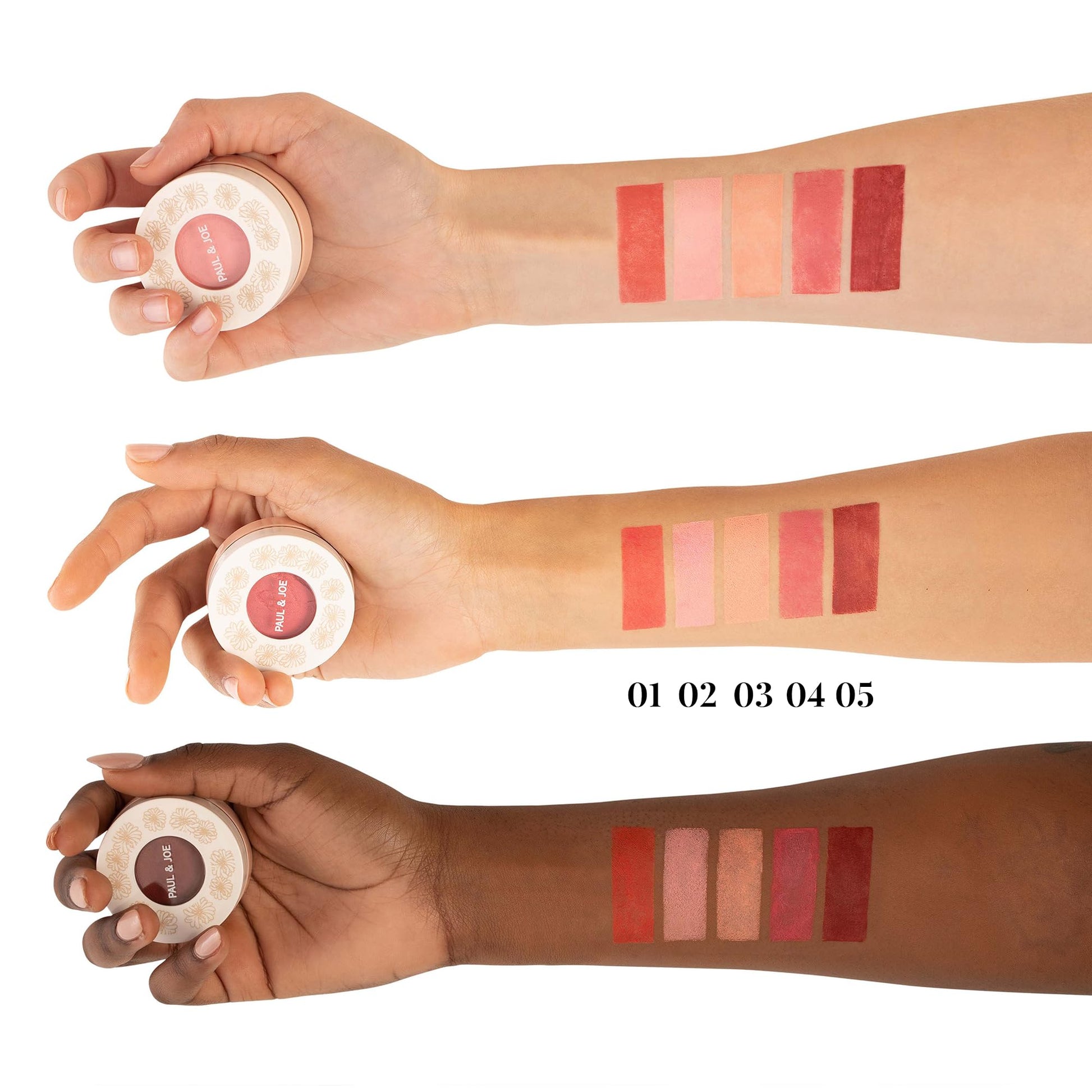 Paul & Joe Gel Blush, Bright and Buildable Blush Makeup, Water-Based Gel Makeup Blush with Hydrating Oils for Dewy, Radiant Finish, Garnet and Wine Red Cheek Tint, 05 Sommeliere, 0.71 oz - dailyvitalstore