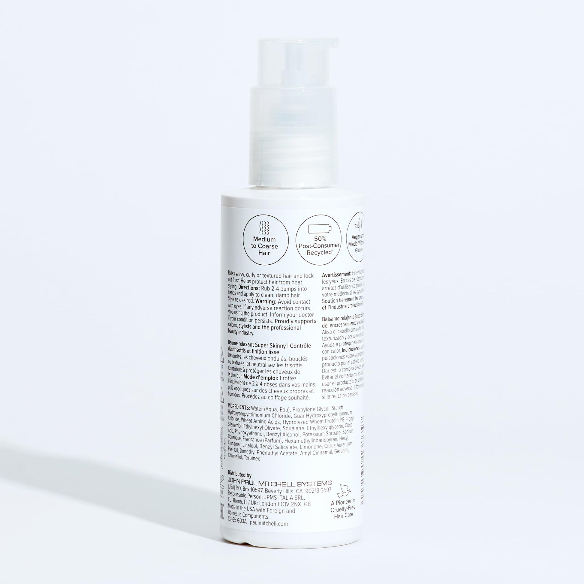 Paul Mitchell Super Skinny Relaxing Balm, Frizz Control For Wavy, Curly or Textured Hair, 5.1 fl oz - dailyvitalstore
