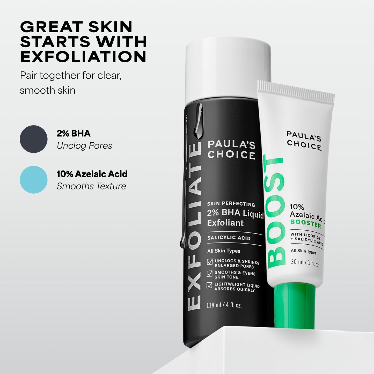 Paula’s Choice BOOST 10% Azelaic Acid Booster Cream Gel, Oil-Free Serum Fades Discoloration & Post-Blemish Marks, with Licorice Extract - dailyvitalstore