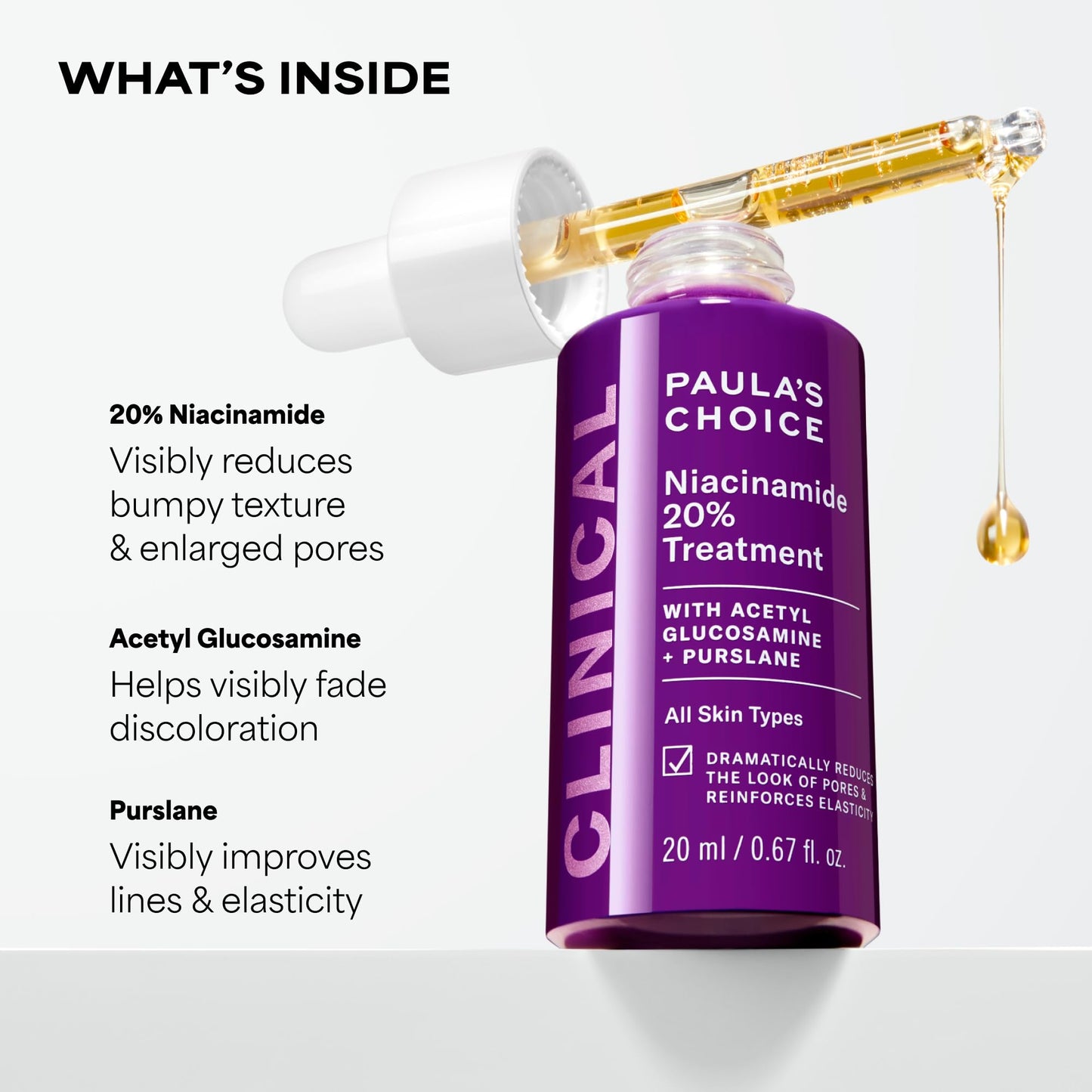 Paula's Choice CLINICAL 20% Niacinamide Vitamin B3 Concentrated Face Serum, Anti-Aging Serum for Face, Treatment for Discoloration - dailyvitalstore