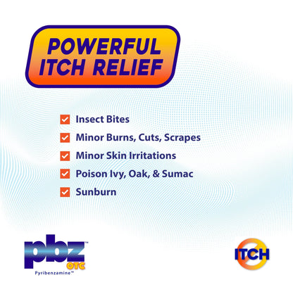 PBZ OTC Antihistamine Cream with 1% Tripelennamine HCl, Kid Safe Itch Relief, 1 oz - dailyvitalstore