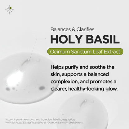 P.CALM Underpore Holy Basil Cleansing Oil – Holy Basil & Tea Tree for Deep Pore Cleansing, Blackhead Removal, and Makeup Removal, Korean Skincare (190ml / 6.42 fl.oz) - dailyvitalstore
