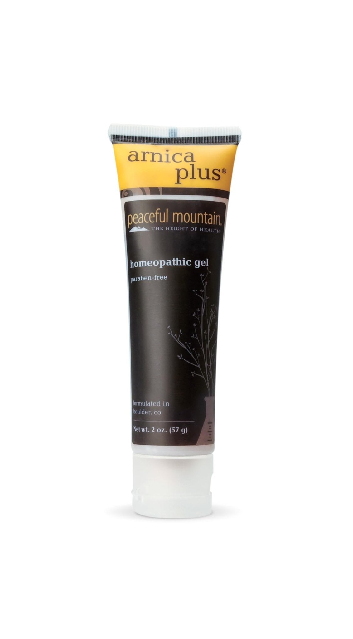 Peaceful Mountain Arnica Plus Homeopathic Gel - Natural Homeopthic Gel for Sore or cramping Muscles - 2oz - dailyvitalstore