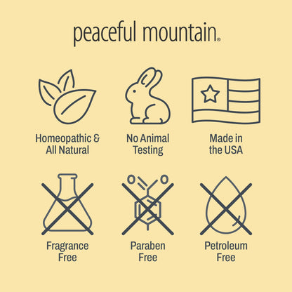 Peaceful Mountain Arnica Plus Homeopathic Gel - Natural Homeopthic Gel for Sore or cramping Muscles - 2oz - dailyvitalstore
