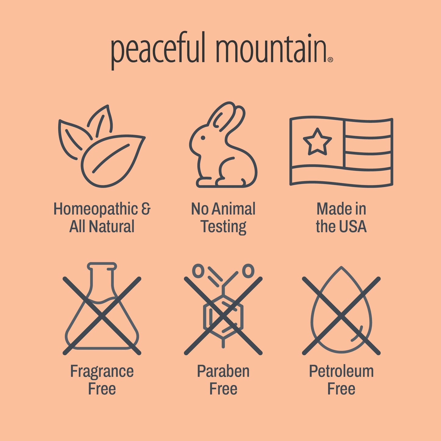 Peaceful Mountain Muscle Rescue Homeopathic Gel - for Muscle discomfort with Arnica and Comfrey - 2oz - dailyvitalstore