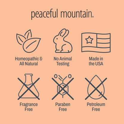 Peaceful Mountain Muscle Rescue Homeopathic Gel - for Muscle discomfort with Arnica and Comfrey - 2oz - dailyvitalstore