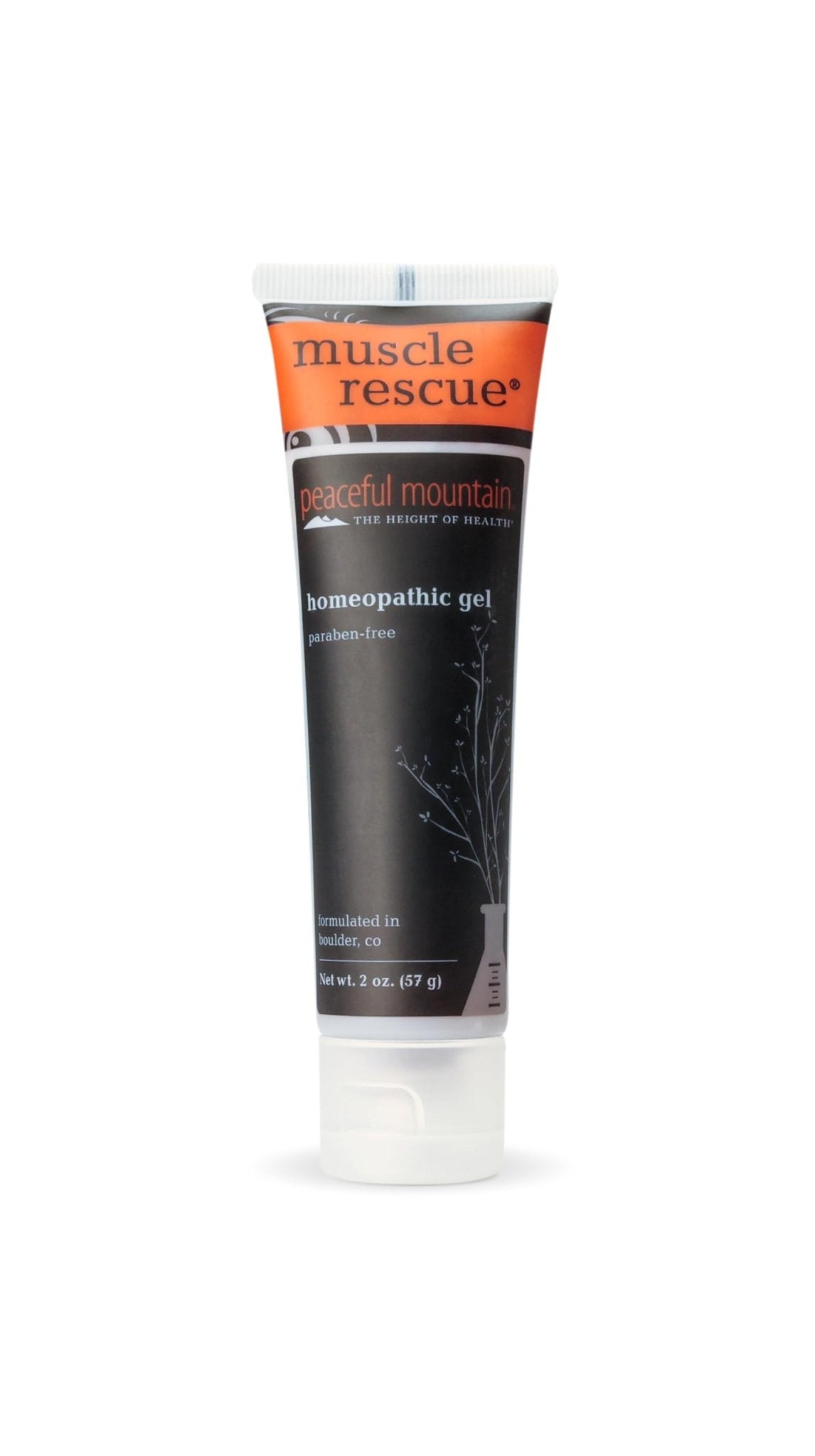 Peaceful Mountain Muscle Rescue Homeopathic Gel - for Muscle discomfort with Arnica and Comfrey - 2oz - dailyvitalstore