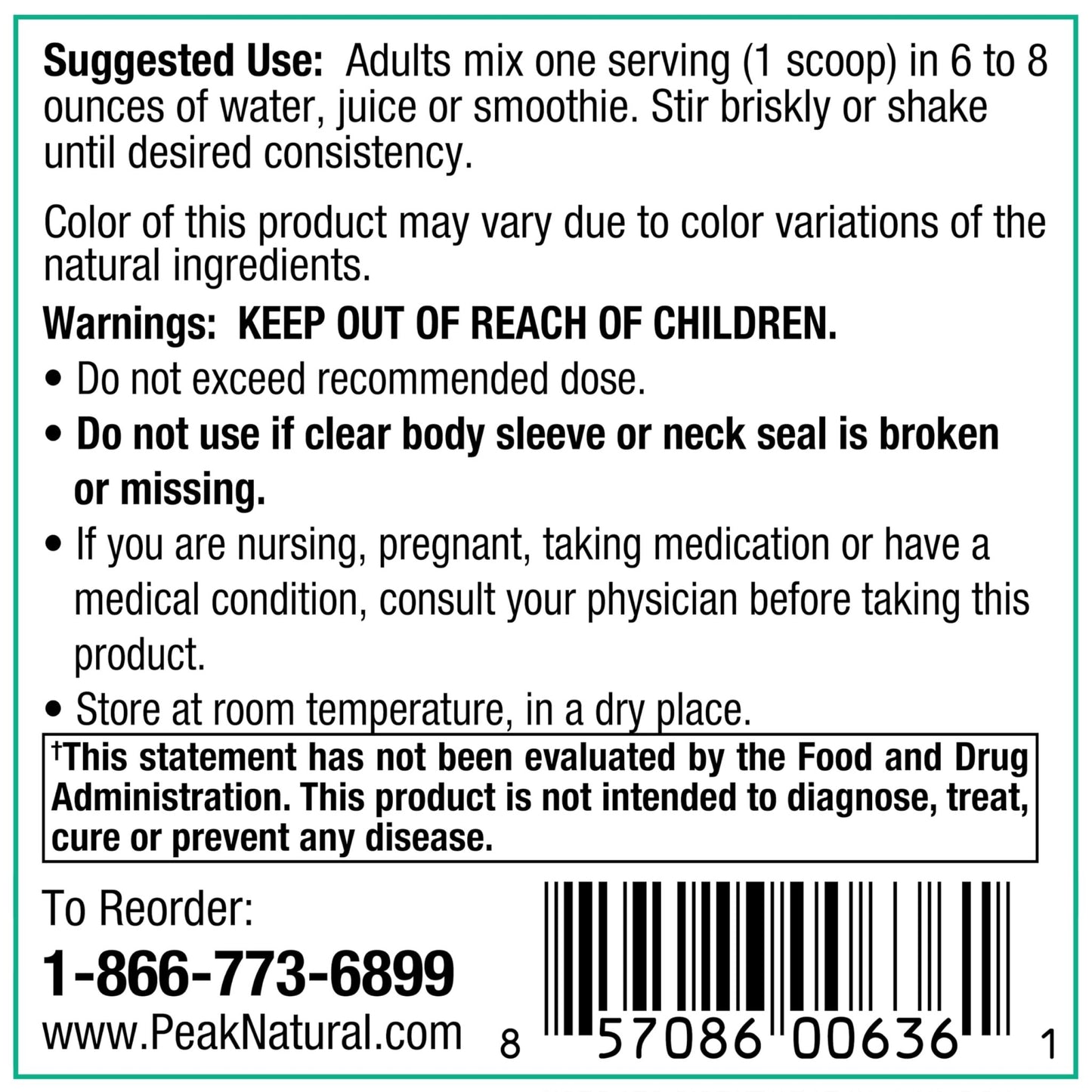Peak Organic Superfruits - Polyphenol Rich Superfood Powder - Non-GMO Fermented Aronia Berry, Acai, Blueberry, Pomegranate, and Plum - Aging, Metabolic Health, Heart Health (30 Servings) - dailyvitalstore