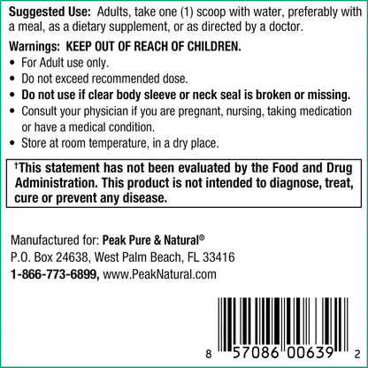 Peak Urinary Tract Supplement Powder - Cranberry and D-Mannose Powder with Juniper Berries and Probiotics for Urinary Tract Health, Ph Balance, UTI Defense - Vegan, Gluten Free (30 Day Supply) - dailyvitalstore