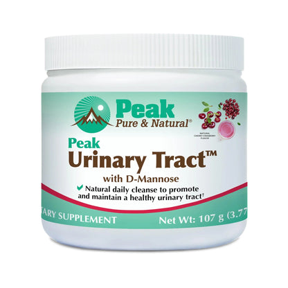 Peak Urinary Tract Supplement Powder - Cranberry and D-Mannose Powder with Juniper Berries and Probiotics for Urinary Tract Health, Ph Balance, UTI Defense - Vegan, Gluten Free (30 Day Supply) - dailyvitalstore