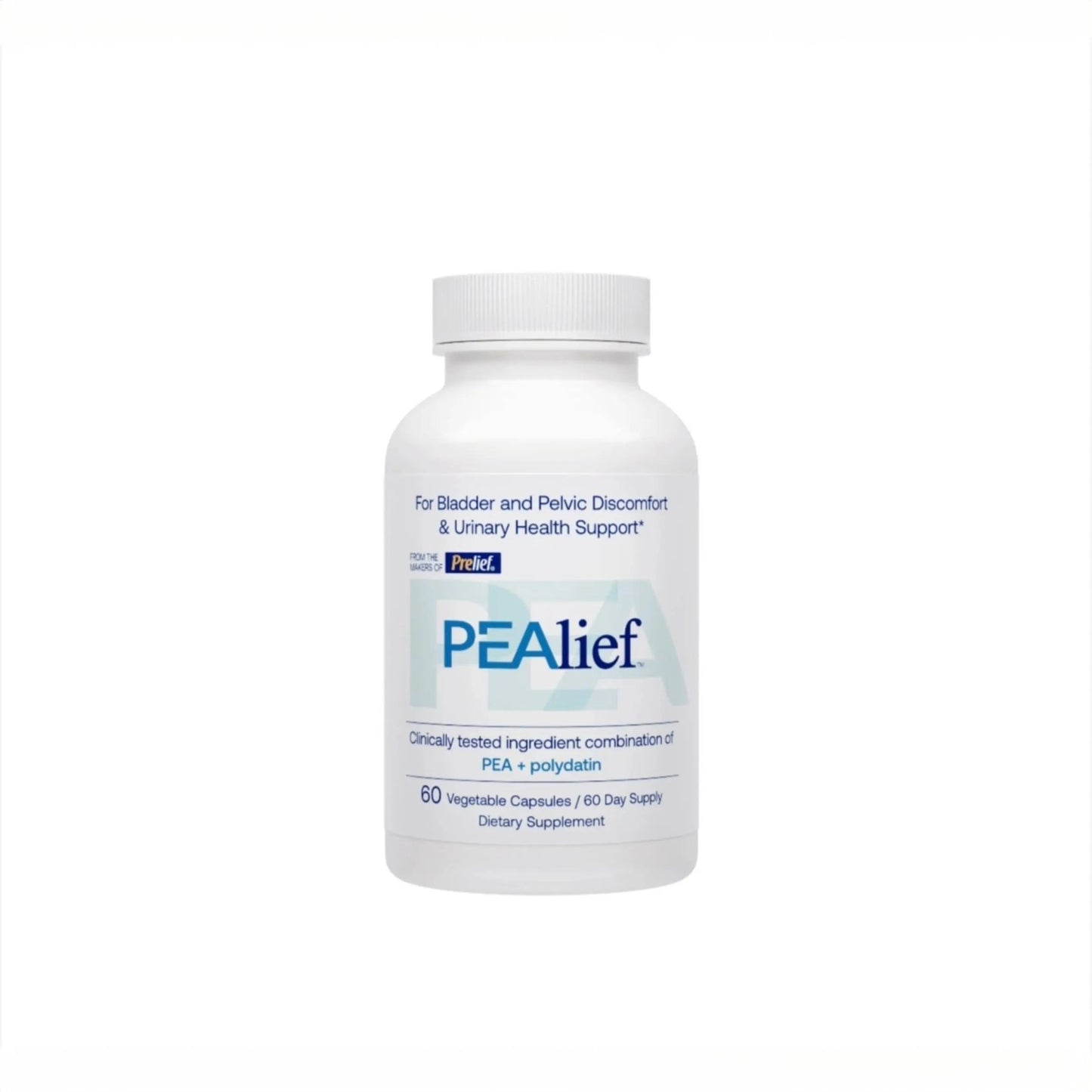 PEAlief Pea + Polydatin – New Bladder & Urinary Comfort Support with Clinically Tested Ingredient Combination — One Pill Per Day, 60 Day Supply - dailyvitalstore
