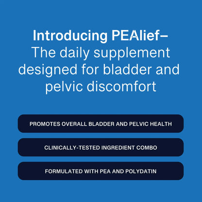 PEAlief Pea + Polydatin – New Bladder & Urinary Comfort Support with Clinically Tested Ingredient Combination — One Pill Per Day, 60 Day Supply - dailyvitalstore
