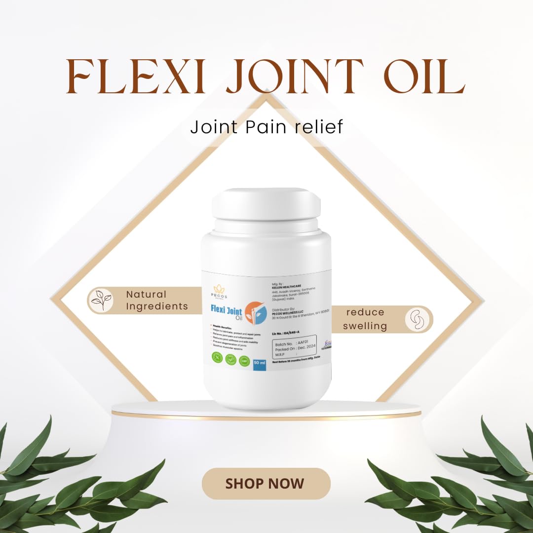 PECOS WELLNESS Flexi Joint Oil, Dietary Supplement - dailyvitalstore