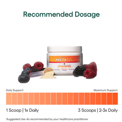 PectaSol Modified Citrus Pectin – 184g Berry Powder – Total-Body Health Supplement to Support the Heart, Immune System, Inflammation Response & Healthy Aging + Maintain Healthy Galectin-3 Levels - dailyvitalstore