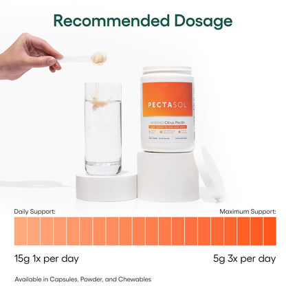 PectaSol Modified Citrus Pectin – 454g Powder – Total-Body Health Supplement to Support the Heart, Immune System, Inflammation Response & Healthy Aging + Maintain Healthy Galectin-3 Levels - dailyvitalstore
