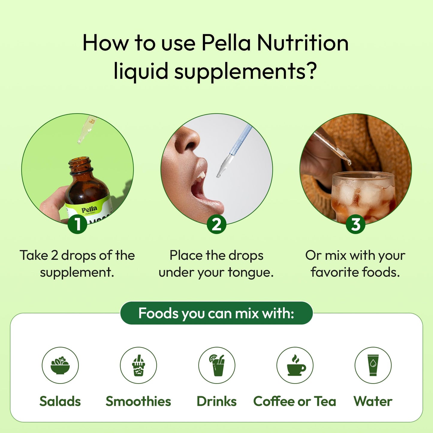 Pella Nutrition Sea Moss Drops with Bladderwrack – 4X Faster Absorption Than Irish Sea Moss Gel Superfood, Gummies, and Capsules – Digestive & Immune Support Supplement (Strawberry Lime, 60mL) - dailyvitalstore
